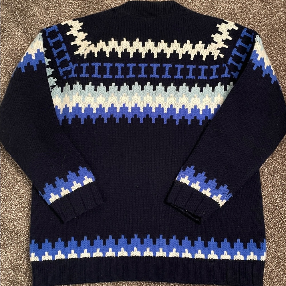 Wool Patterned Cardigan - Picture 3 of 3